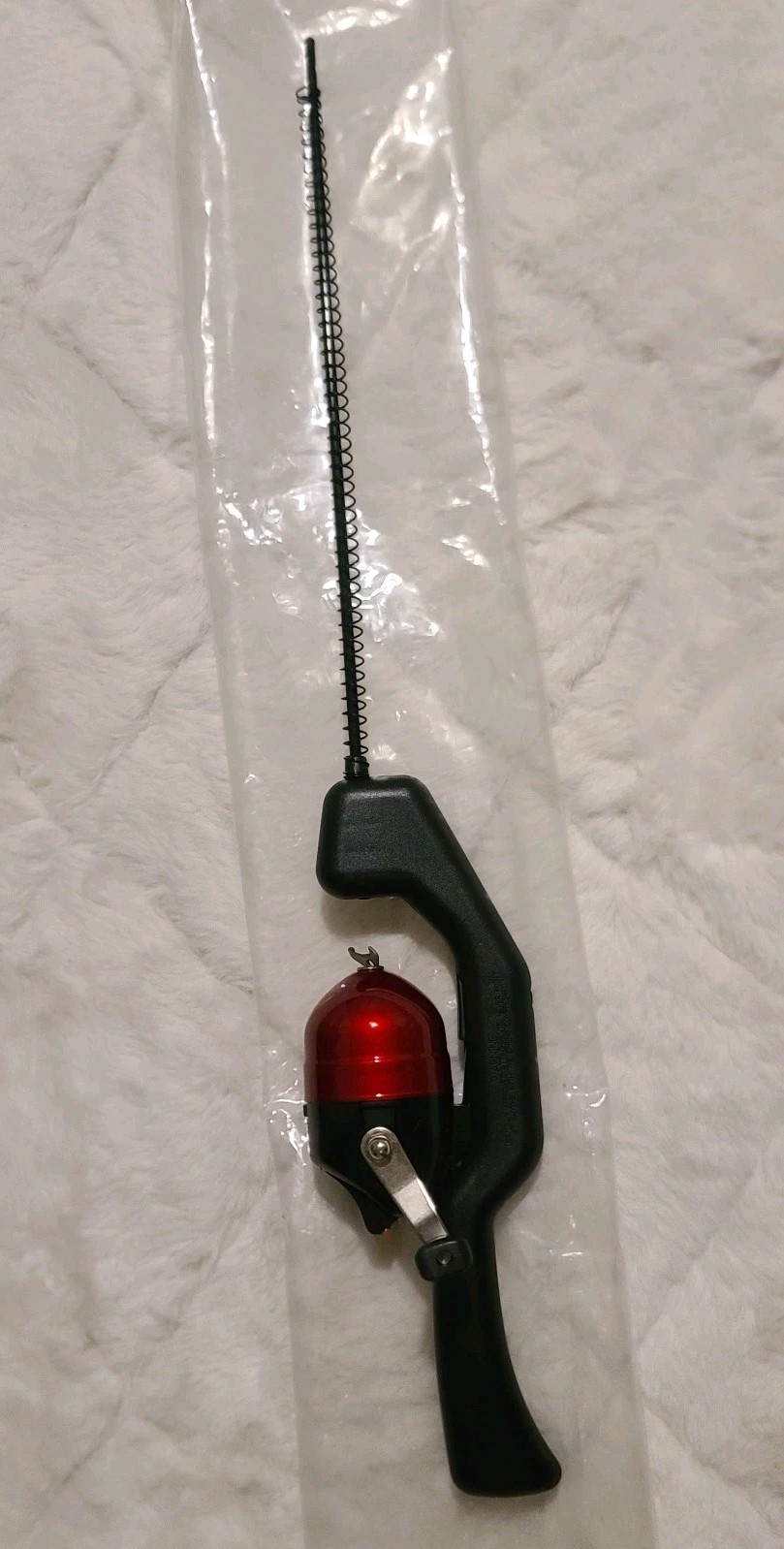 Chuck Woolery Lure Launcher Fishing Pole w/ Bobbers & Tackle Kit Spring Loaded