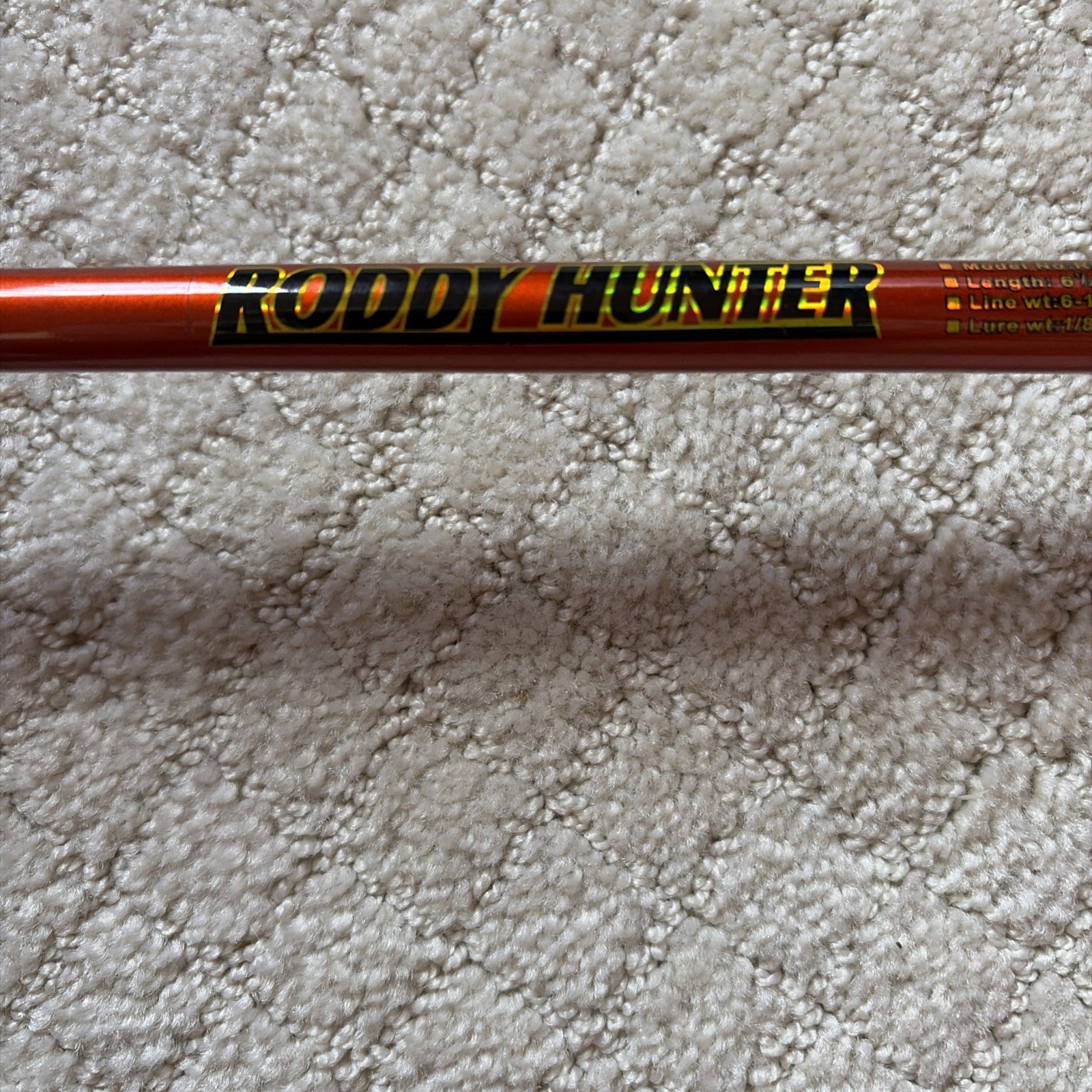 Roddy Hunter Spinning Rod Model RHG65 6’6″ Line Wt 6-12lbs