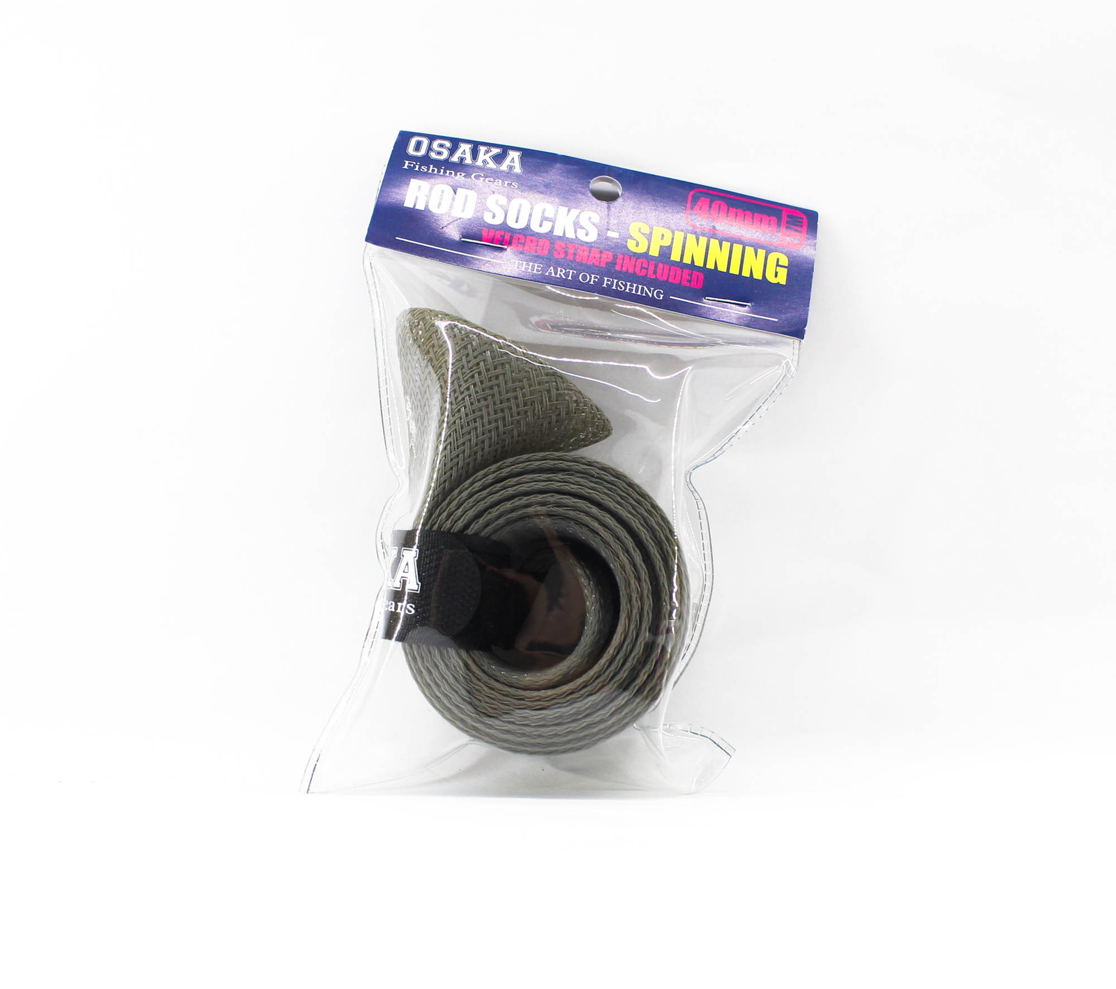 Crimson Osaka Rod Sock for Spinning 40mm x 1.7m ORS-S4017 Grey (6030)
