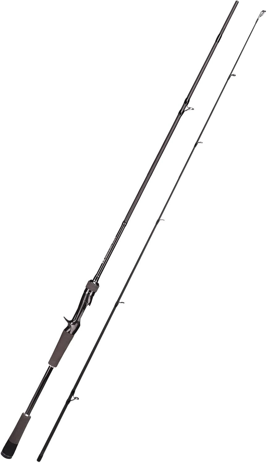 Carbon Fiber Fishing Rod Series 6-12 Ft, Spinning & Casting Rods with Stainle…