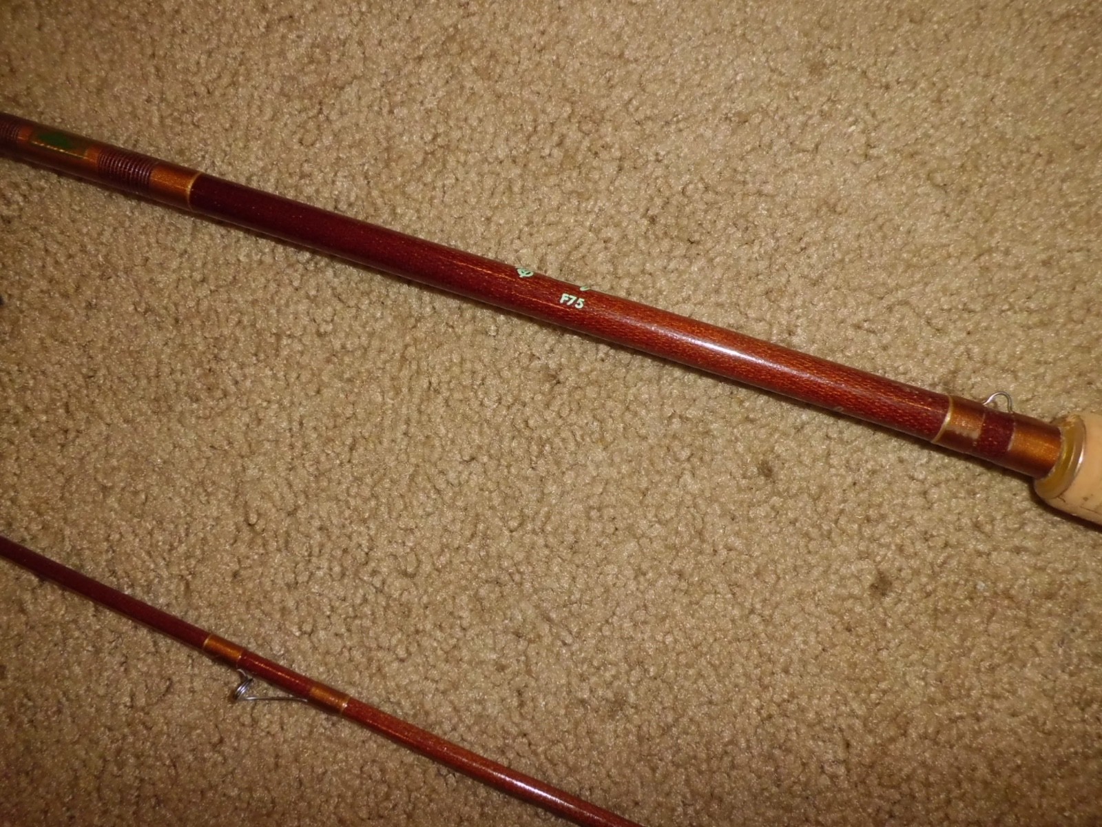 Vintage Silaflex F75 Fly 7’6″ Rod made in USA- 5-6 wt