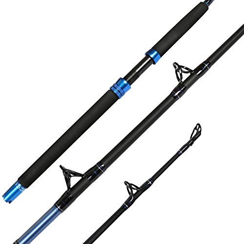 1/4-Piece Fishing Rod – Saltwater Trolling Rod – Cat Catfish – 1 Piece 40-80lb