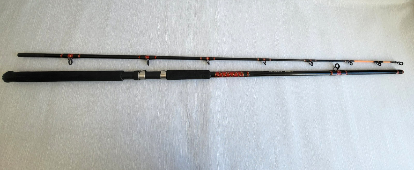 Master Power 6000 Graphite Fishing Rod 8ft 2pc Model 6580 Line 8-20lb Lure 1-3oz