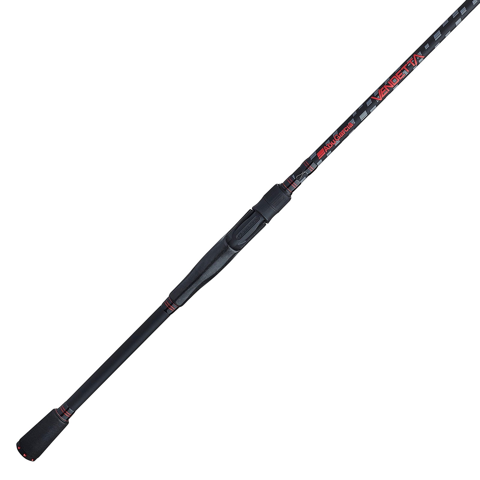 Abu Garcia 7’6” Vendetta Casting Fishing Rod, 1-Piece Rod, 12-25lb, 3/8-1 1/4 oz