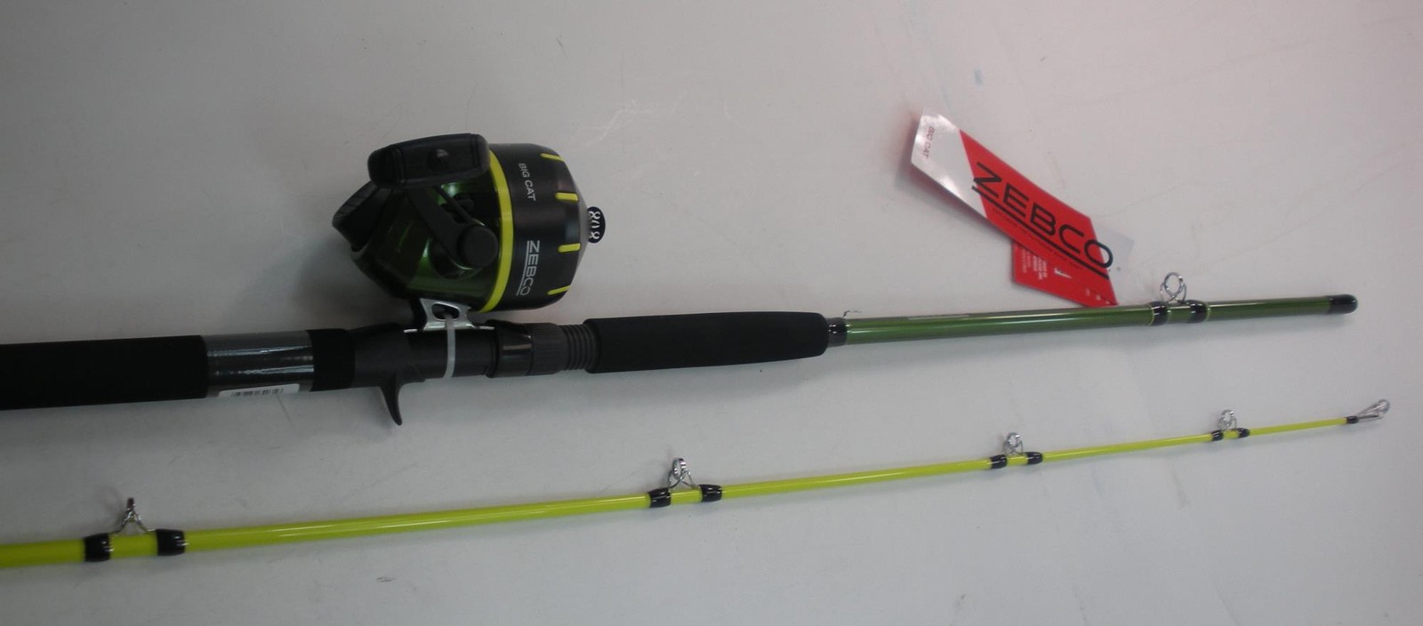 Zebco 2141432 BCATSC702MHB 808 Bigcat 7 Ft Medium-Heavy Action Rod Combo