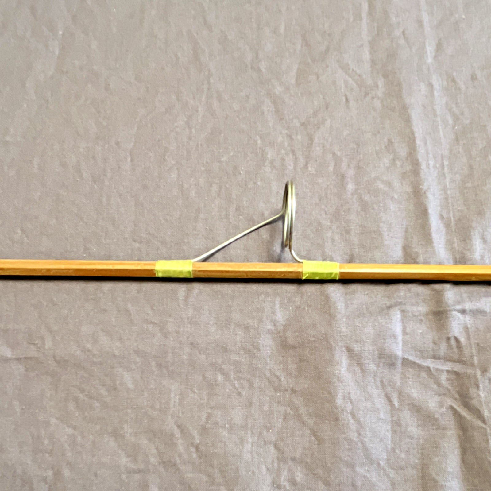 Bamboo Fly Fishing Rod 9ft 3pc Cork Handle Metal Ferrules Vintage