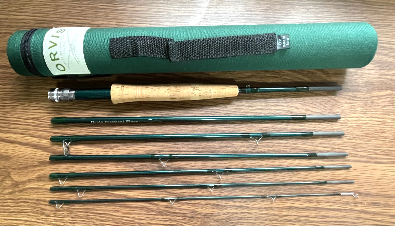 Orvis Frequent Flyer 864-7 #4 wt Line 8’6″ Mid Flex 7P Tube Used Fly Fishing Rod
