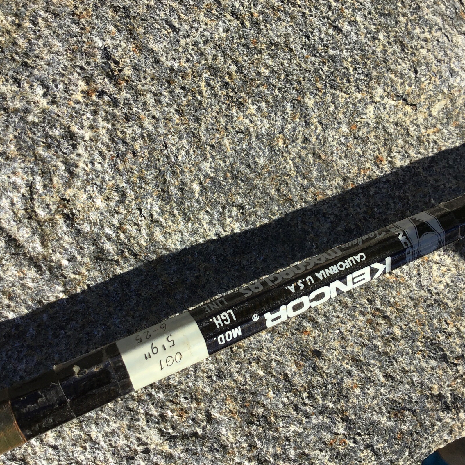 KENCOR/ TRULINE “OG1” OCTAGON BLACK ROD BLANK- HARD TO FIND AND DESIRABLE BLANK