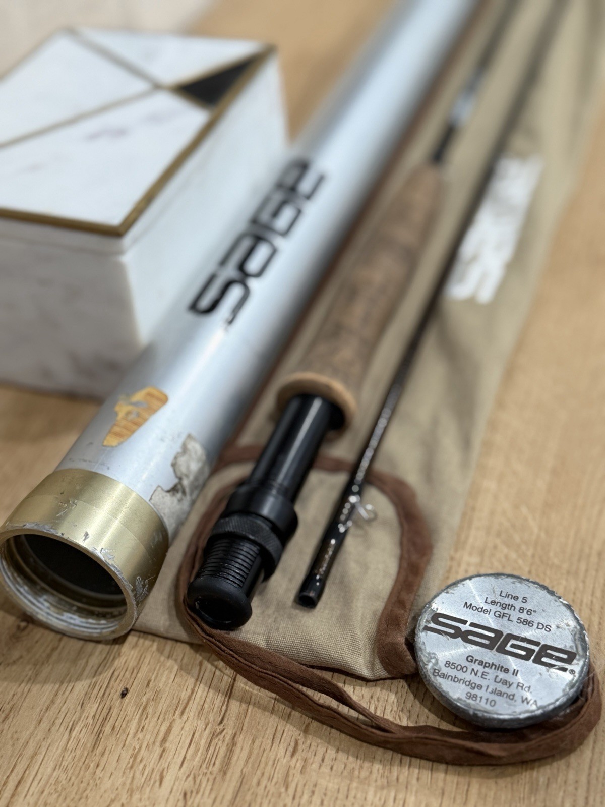 vintage Sage Graphite II GFL 586 DS fly fishing rod