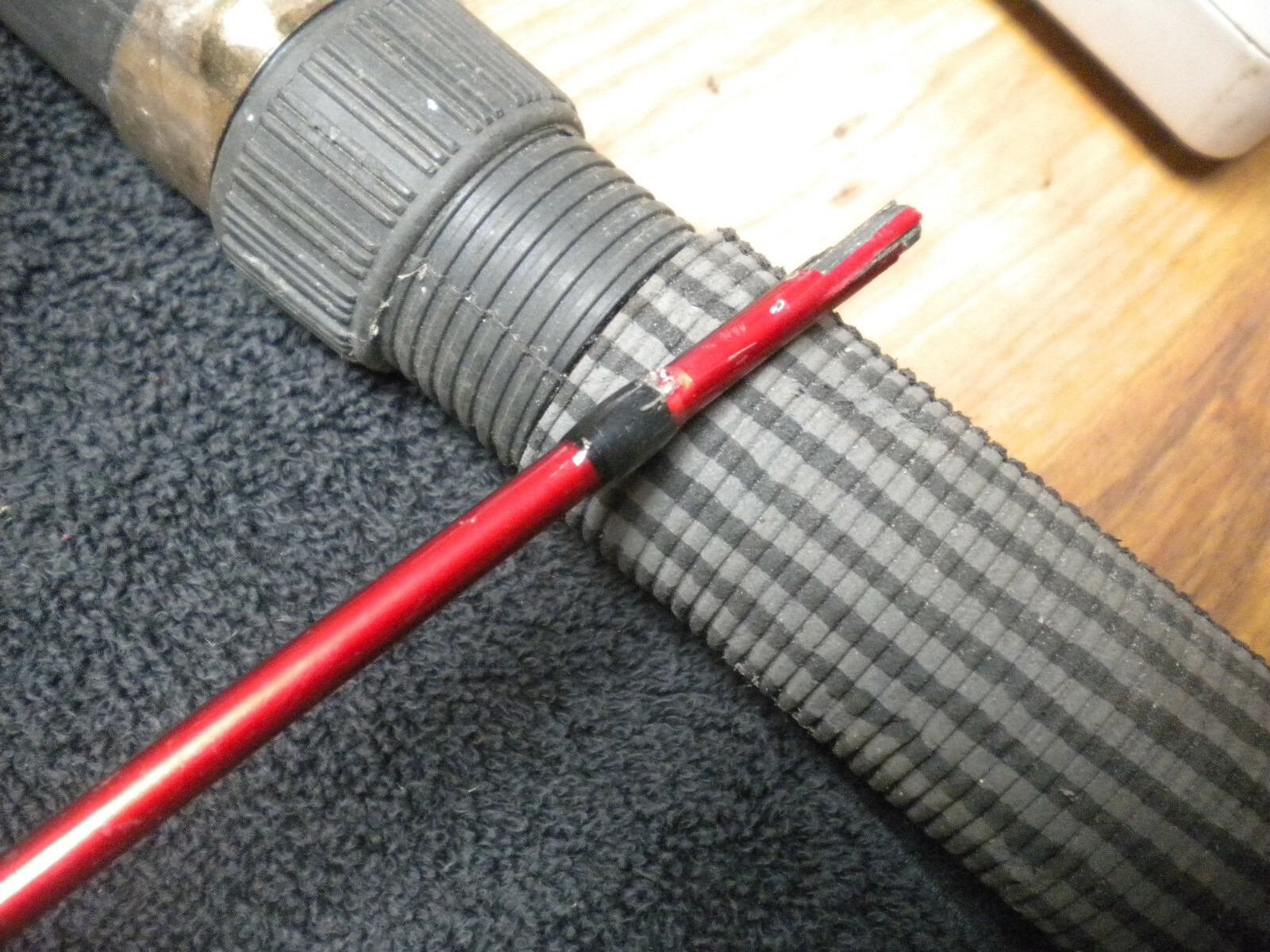 Berkley Cherrywood HD Bait Casting Rod, Broken Cond, For Parts or Repair See Pi