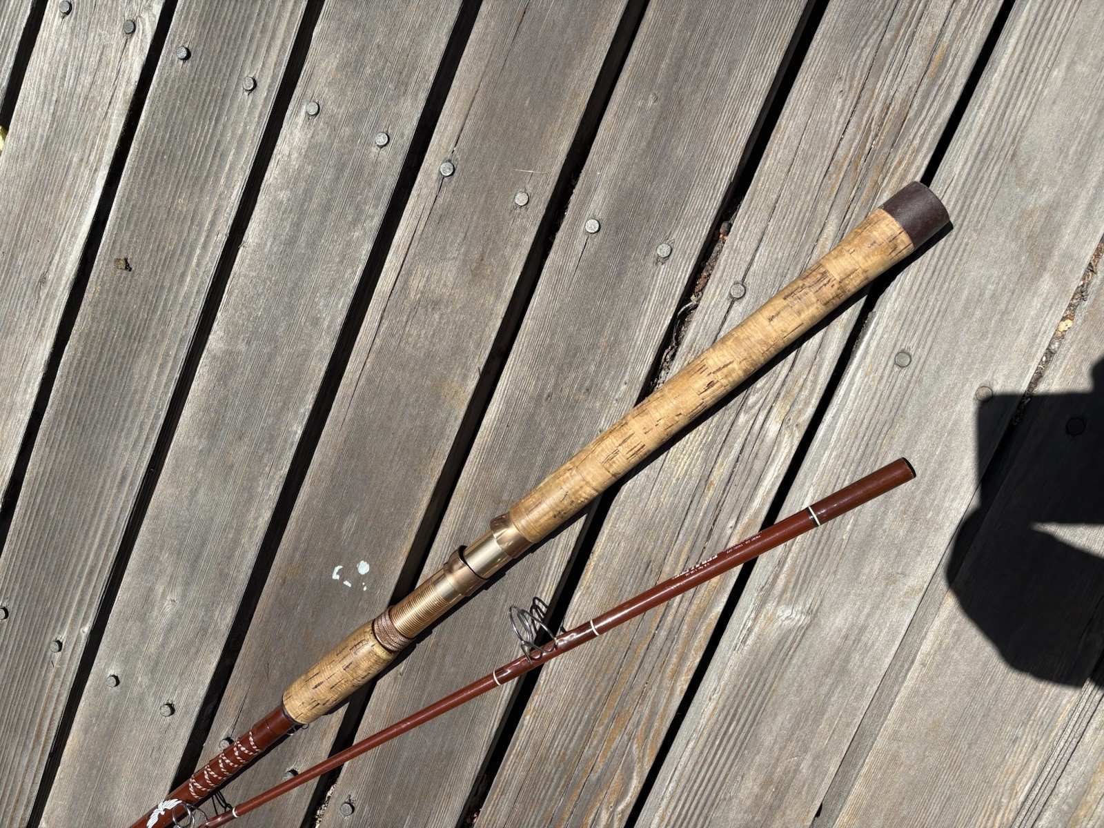 Vintage Fenwick PLS75 7 1/2′ Fishing Rod/Pole With Hard Carrier