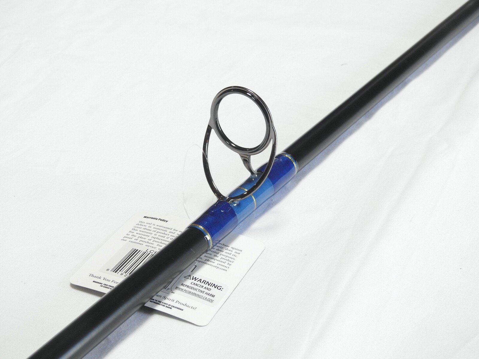 Pro Catfish Rod Long Spinning 10′ 2PC Metal Reel Seat Cork Handle Glow Tip