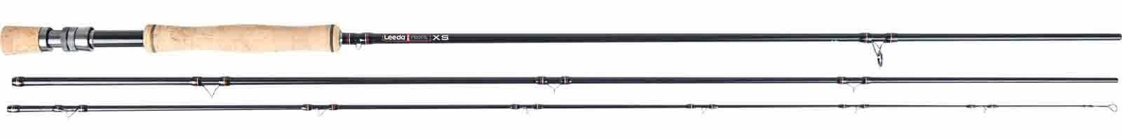 Leeda Profil Stillwater 3 Piece Salmon / Trout Fly Game Fishing Rod + Cloth Bag