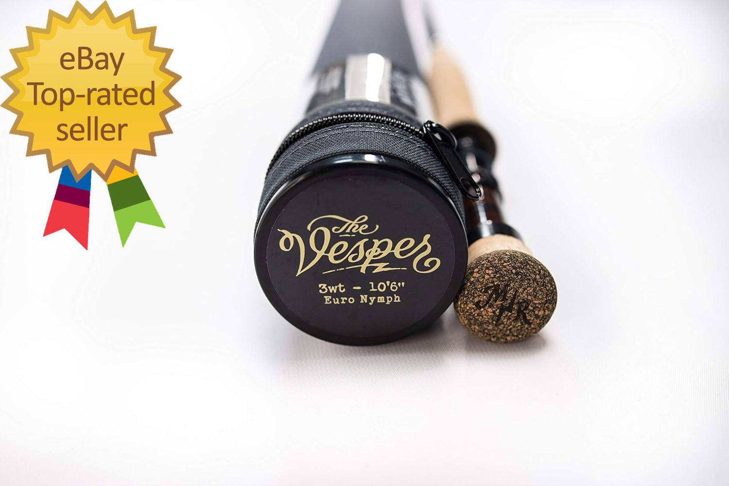Fast Action Fly Fishing Rod –Carbon Fiber Graphite Rod with Zippered Travel Case