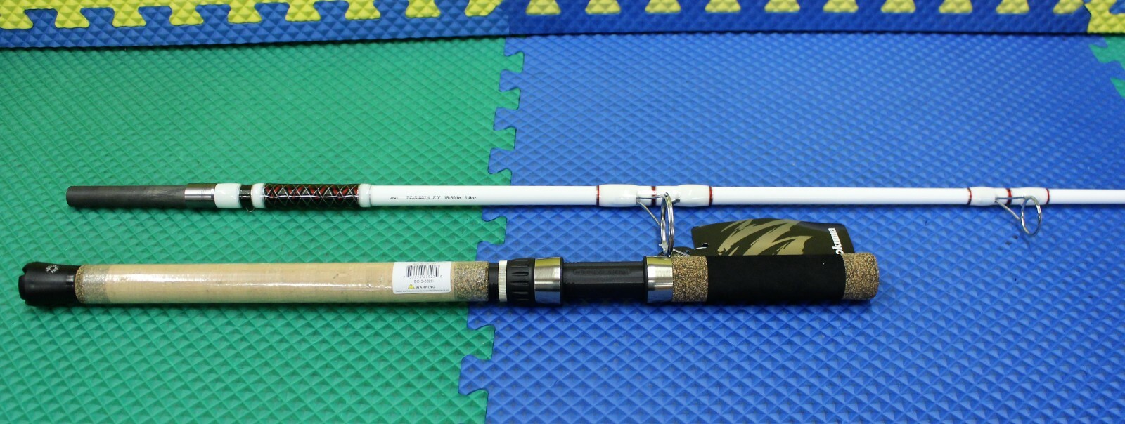 Okuma Battle Cat Catfish Spinning Rod 8′ 0″ 2-Piece Heavy BC-S-802H