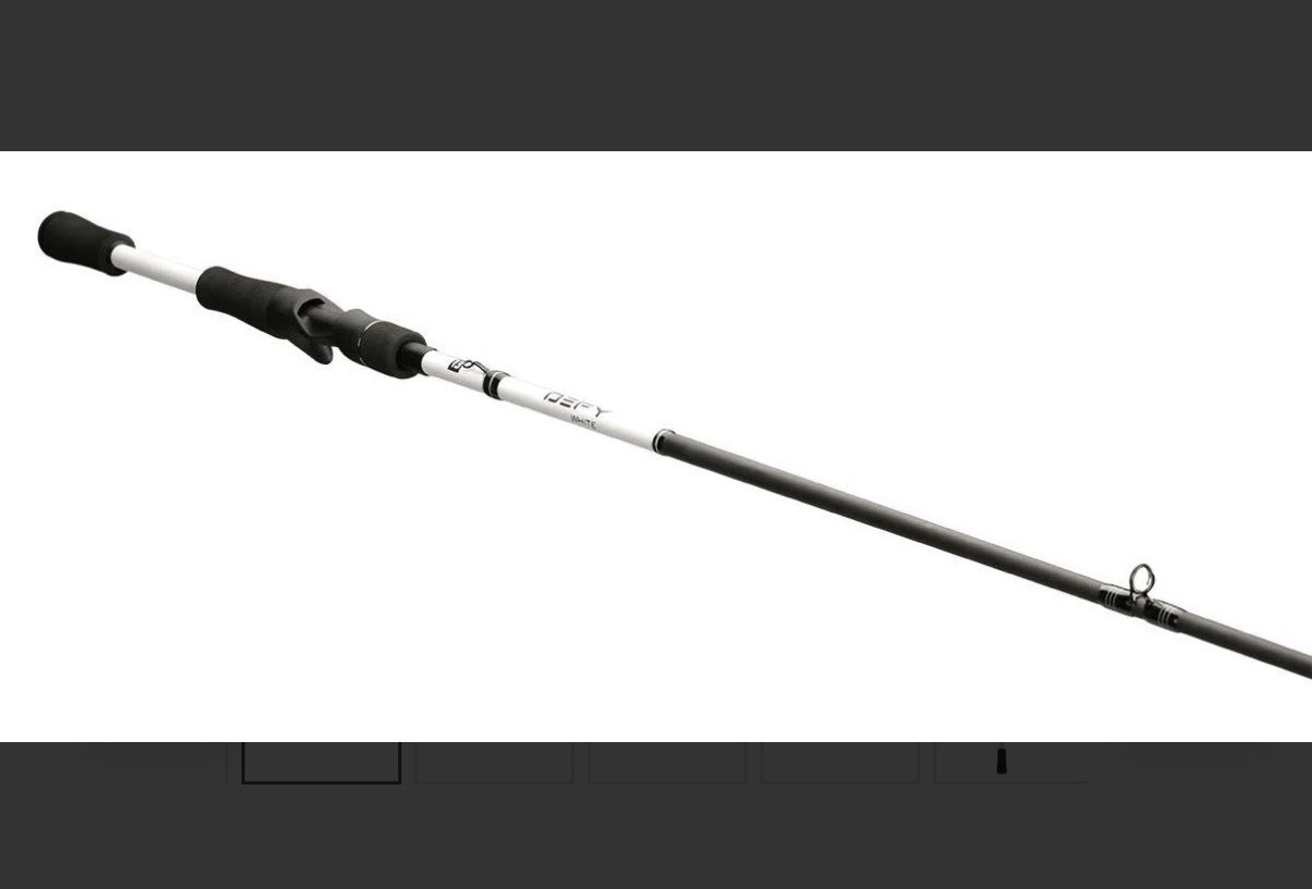 LOT of 2 – 13 Fishing Origin DEFY White Casting Rods – Saltwater Freshwater