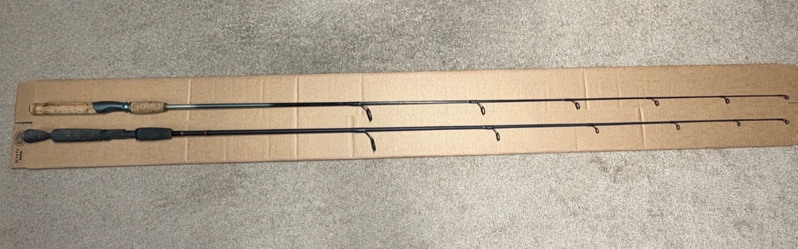 Fishing Rod Lot of 2 Berkley Rough Neck Medium Heavy Quantum Vantage 6′ 1 Piece
