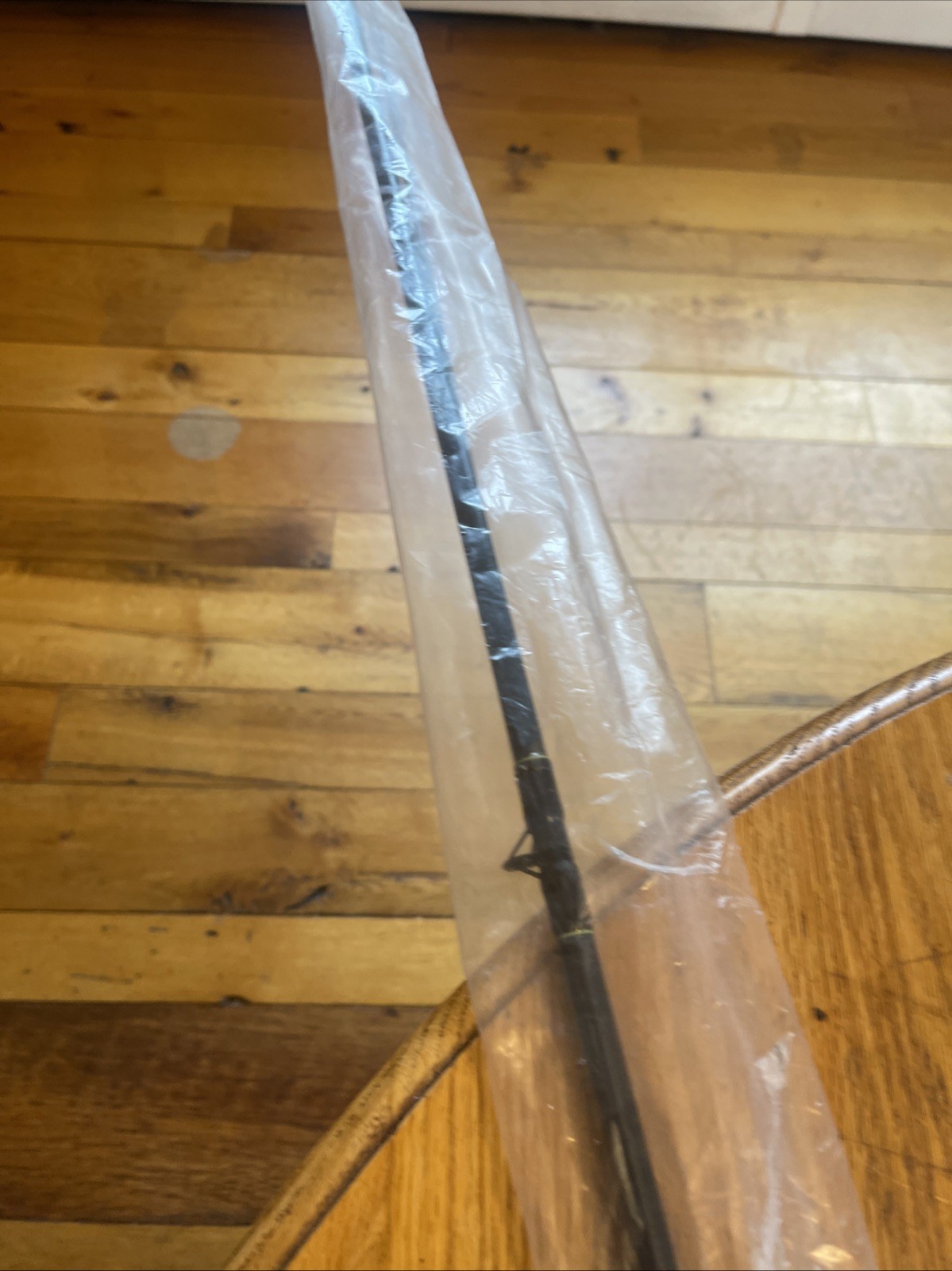 B’n’M 2 Piece Bucks Graphite Jig Pole (12-Feet) Model BGJP 122 2 Pc Blk Grn Nos