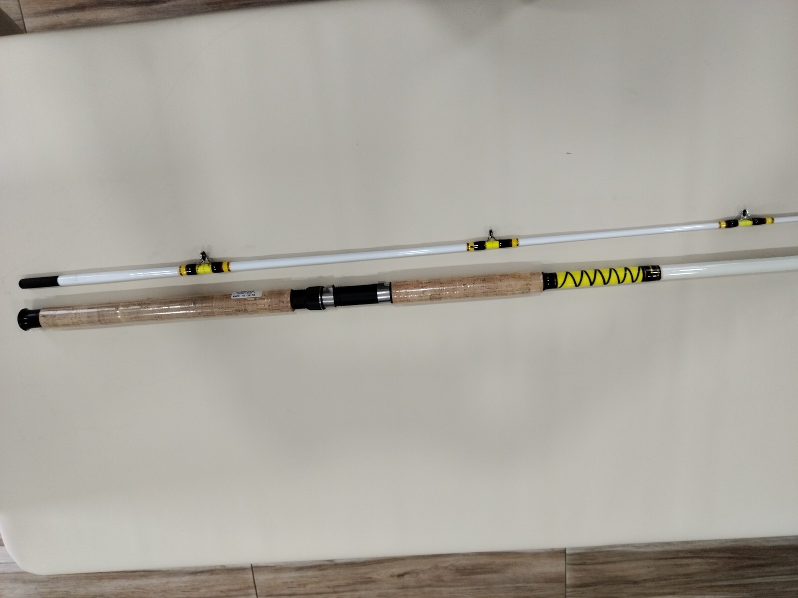 New 9 Ft OL Whiskers Super Stick Pro Glow Catfish Rod