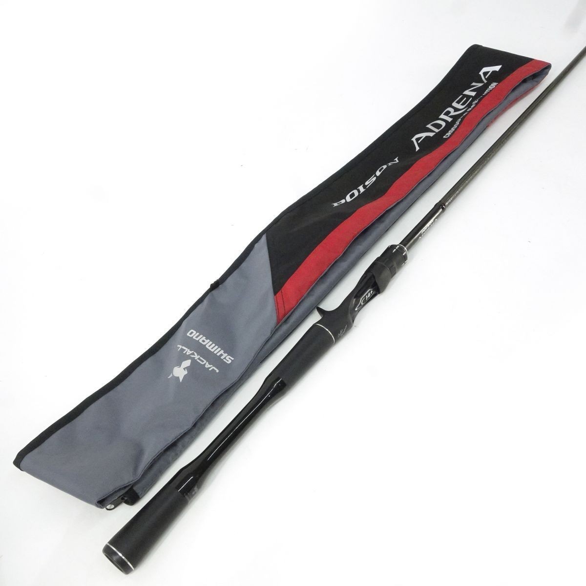 Shimano 18 Poison Adrena 1611M+ Bass Baitcasting Rod 6’11” Fast Used w/ Bag