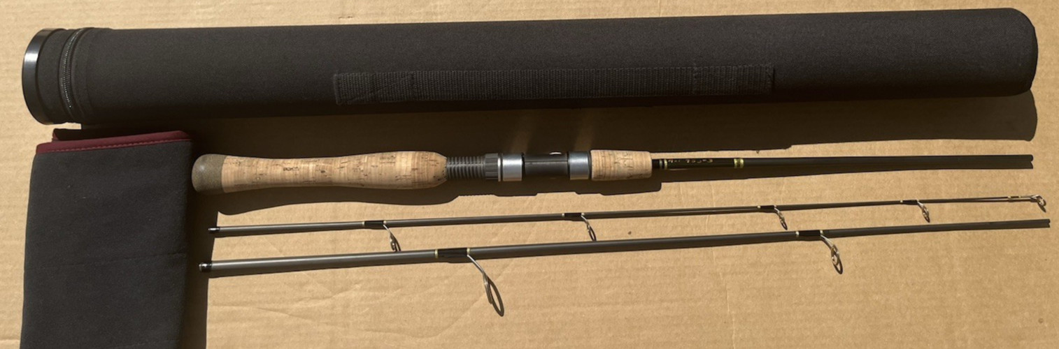 Custom Origina All Star 783 P-3pc. 6′ 6″ Spin. Fuji Titanium Gold Cermet Guides