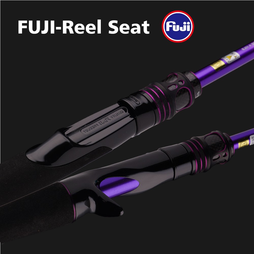 PURELURE TORRENT Purple Universal Lure Fishing Rod Spinning Casting Lightweight