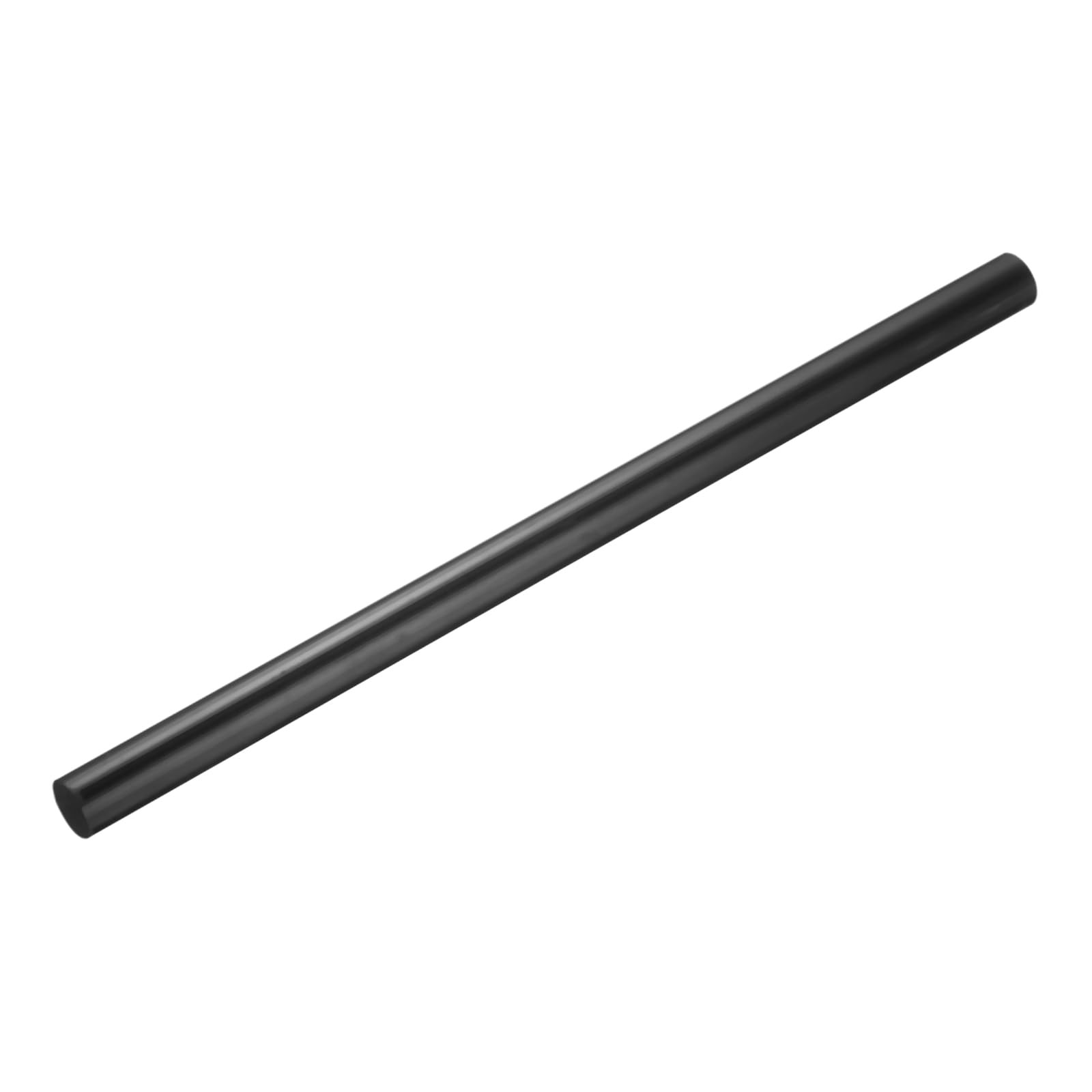1 PCS Black Round ABS Plastic Rods 0.6 Inch Diameter 12 Inch Length DIY Craft