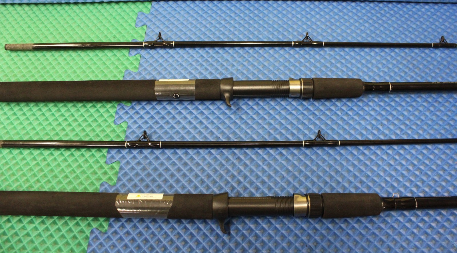 Okuma Black Classic Pro Conventional Trolling Rod Med 7′ 6″ 2Pc CPC-762-CT 2-PK