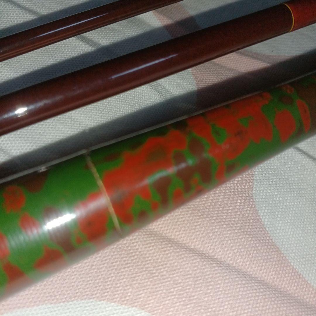 Herabuna Bamboo Fishing Rod 9 Shaku Ultra-soft Replace Carbon Tip Used