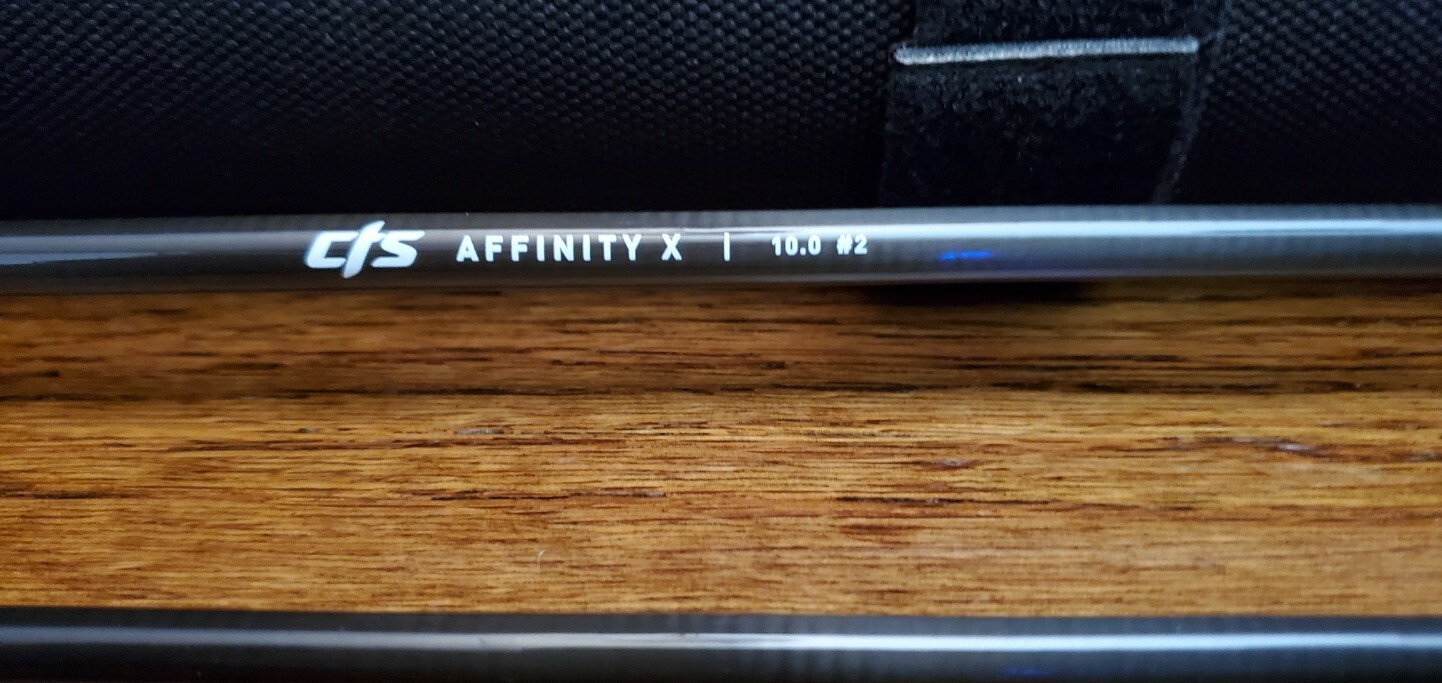CTS Affinity X 10′ 2wt 4pc fly rod