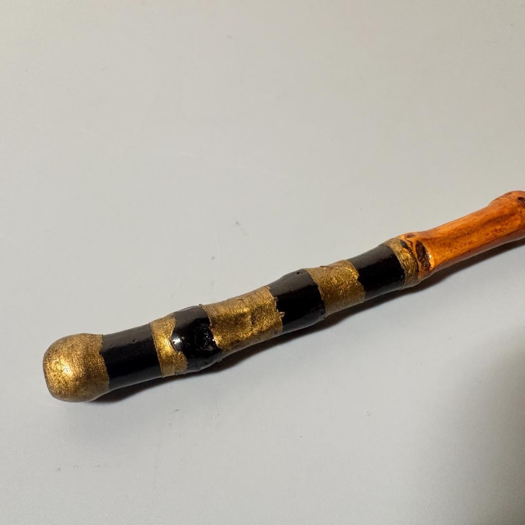 Bamboo Japanese Takano Rod 3-Piece 50cm Accessory Model for Fishing Used
