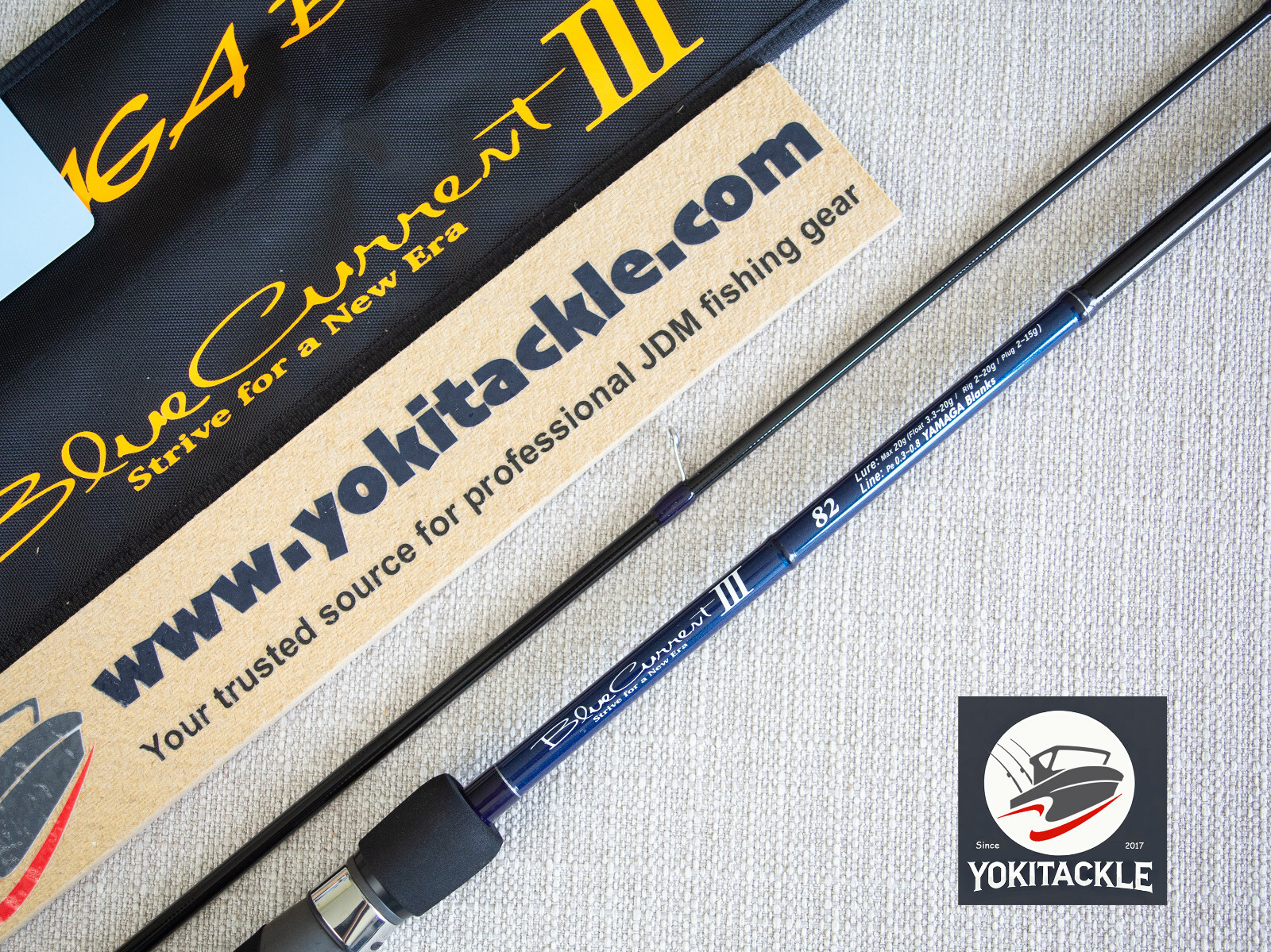 YAMAGA Blanks Blue Current III 82 Spinning Rod A3-Watch Product Video