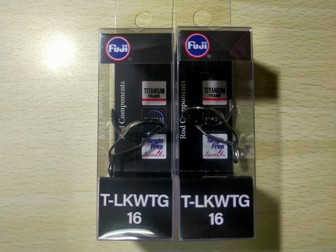 Torzite Guide T-LKWTG 16 Titanium Frame 2pcs for Fuji Rod Repair Used