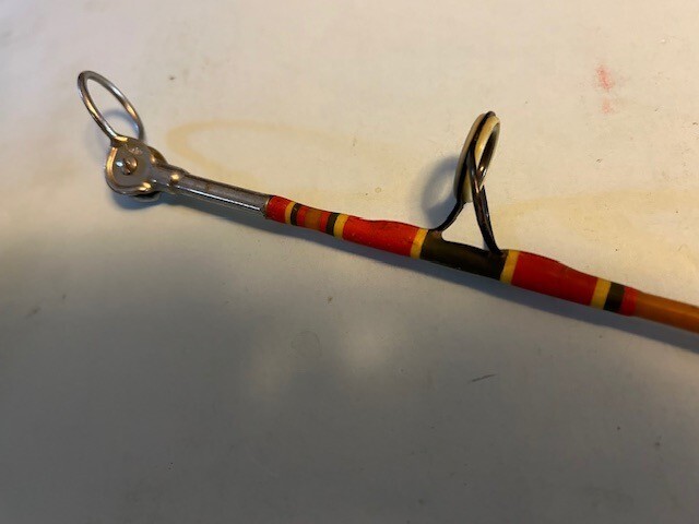 CUSTOM SABRE 7 FOOT 3 INCH 30 TO 80 POUND MARLIN CASTER CONVENTIONAL FISHING ROD