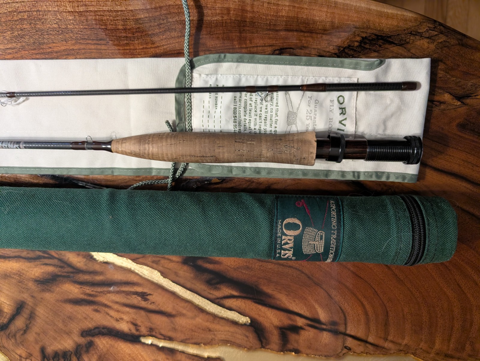 ORVIS FLY ROD SUPERFINE FULL FLEX – 7’9″ 5WT 2PC VERY GOOD CONDITION