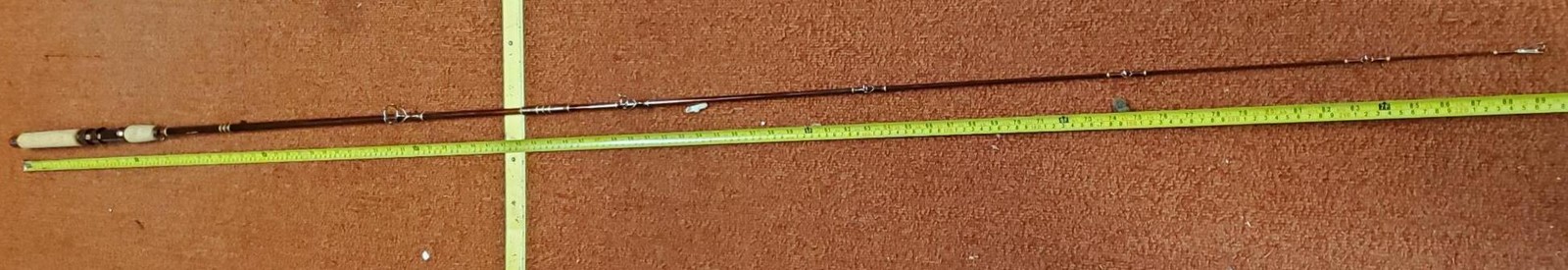 New Cortland sr-2000 h spinning rod 7 1/2 1-586-1 fishing fiberglass Cork Handle