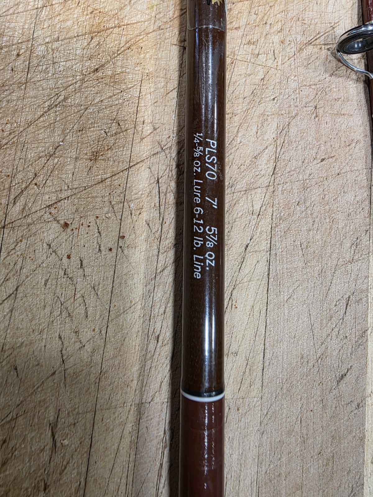 FENWICK PLS70 Spinning Rod 7′, 5 7/8oz made in USA 6-12 lb Line 1/4-5/8 Lure