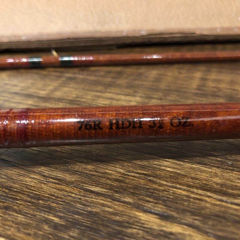 Phillipson Challenger 76R Woven Trevarno Glass Fly Rod Vintage