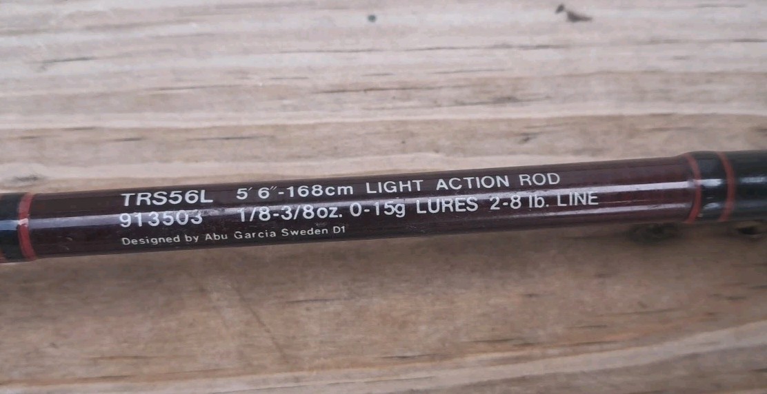 Abu Garcia Tracer Spinning Rod Model TRS56L 5’6″ Light Action
