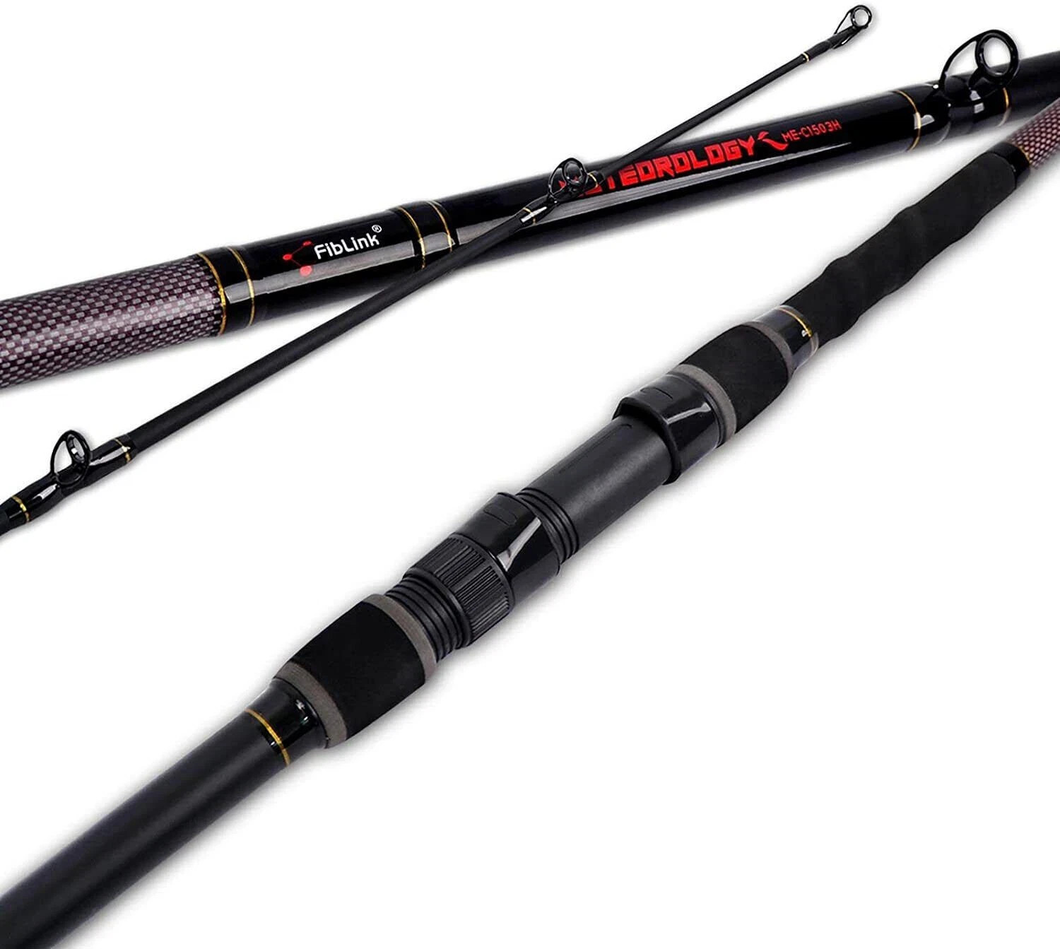 Surf Fishing Rod 2PC/3PC Travel Spinning Saltwater Pole 9’/10’/10’6″/12’/13’3″