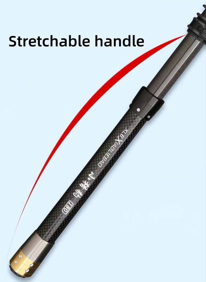 Telescopic Fishing Rod Carp Carbon Fiber Rod Spinning Casting Fast Action Pole