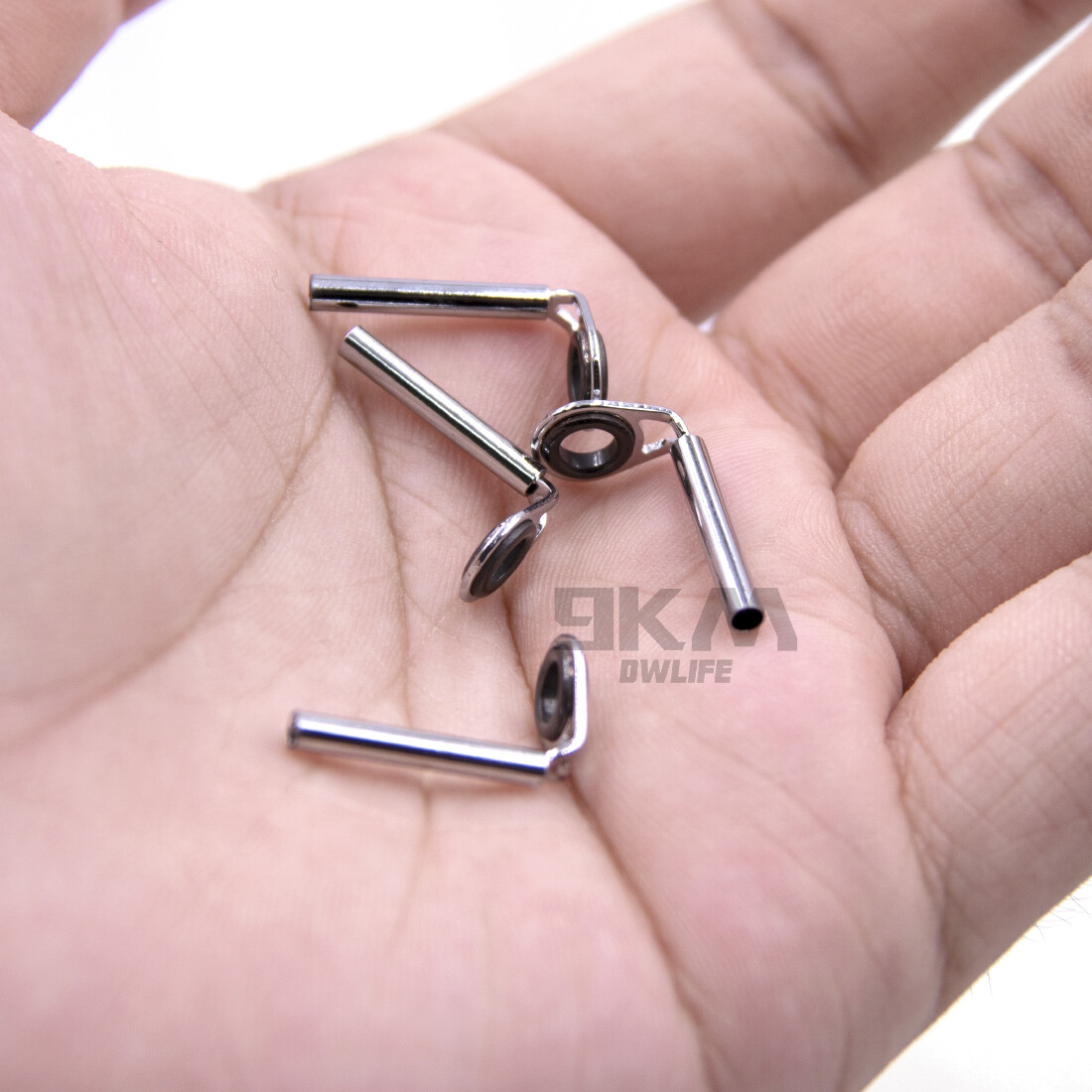 Fishing Rod Guides 5~10Pcs Rod Tip Top Guide Stainless Steel Repair Building Kit