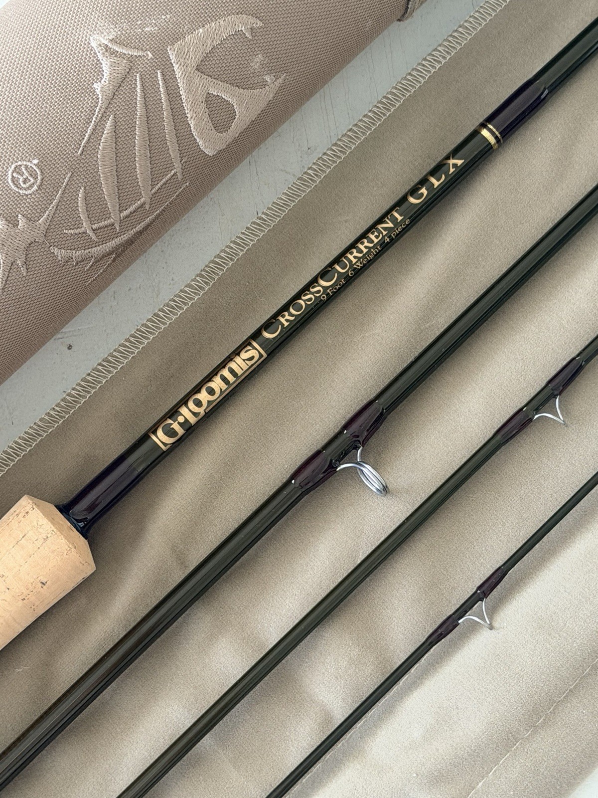 **BEAUTIFUL** G LOOMIS CROSSCURRENT GLX 6wt 9’ft fly rod!!! 🔥~LEGENDARY~🔥