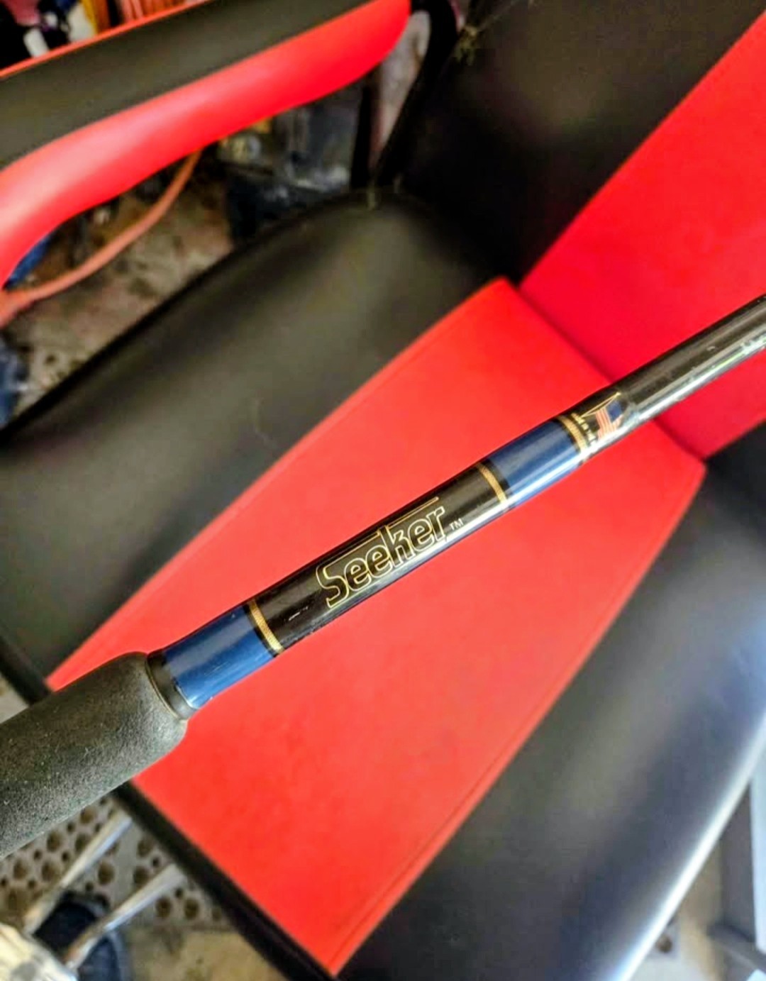 Seeker 665 American Series 6’6″ Casting Rod Graphite Fast Heavy 20-50lb B/B