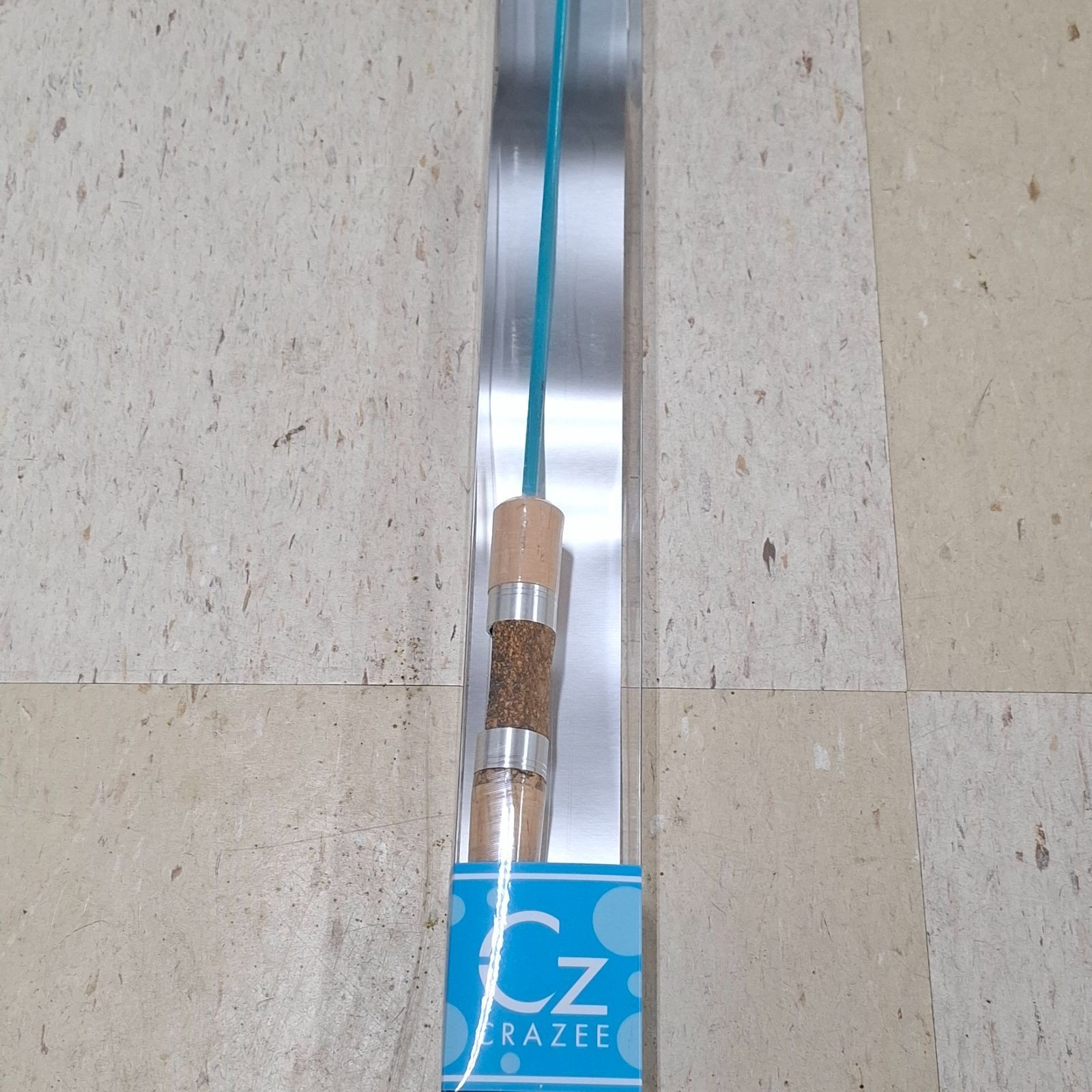 Crazy Joy Stick 44GS/SB Sky Blue Glass Solid Rod, 4.4ft, Used