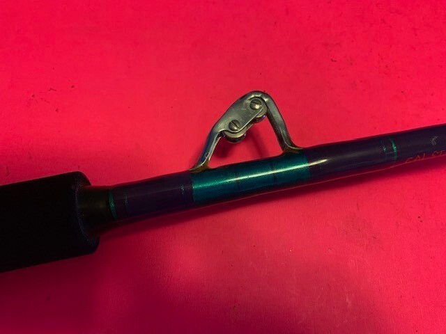 CUSTOM CALSTAR BOOMER JR. 5 FOOT 8 INCH 50 TO 100# RATED RAIL ROD FISHING ROD