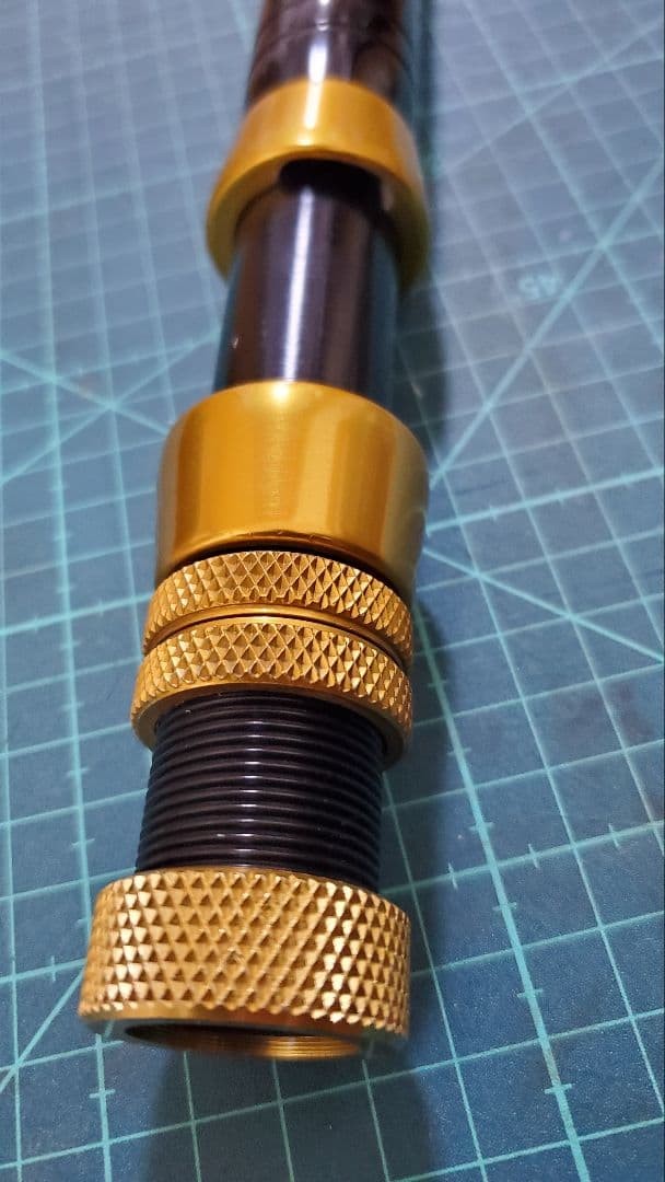 AFTCO Unibat Straight Boat Fishing Rod Black/Gold Used