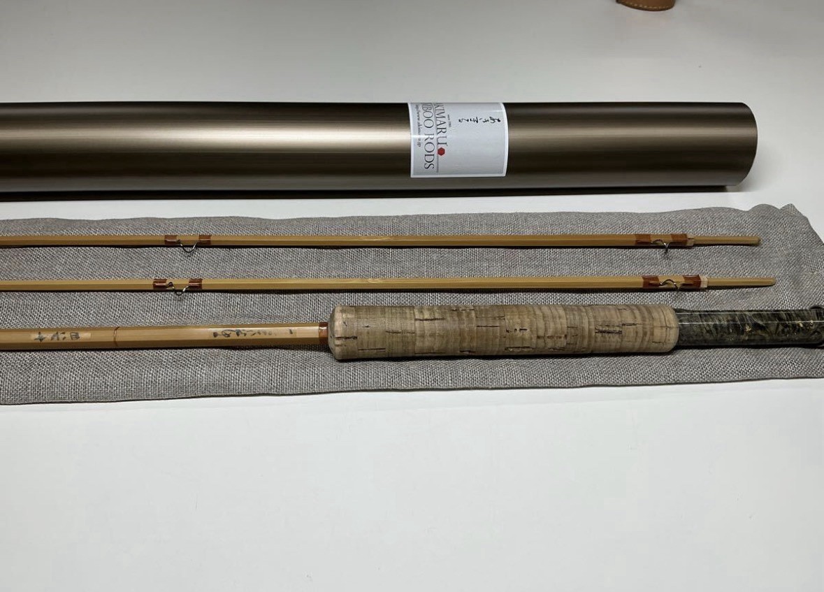 Akimaru 7’6″ #4 2tip 2top Bamboo Rod Fly Rod Free Shipping DDP
