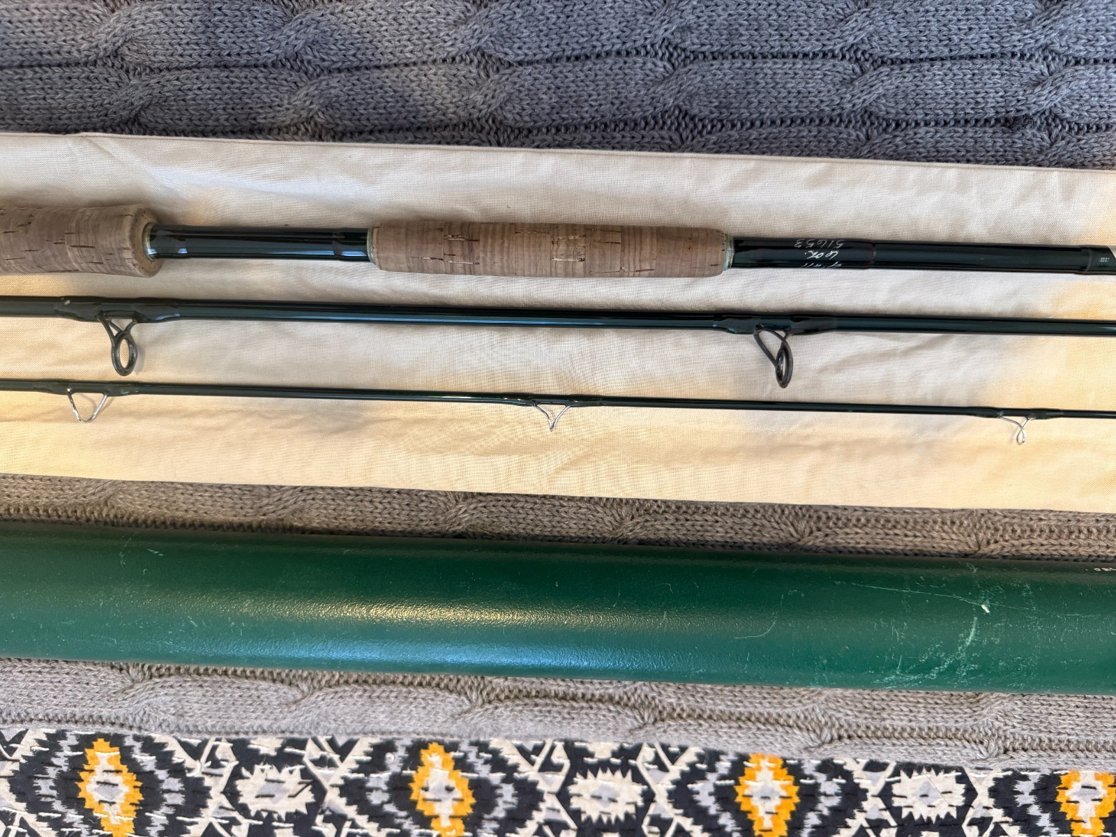 Winston XDLT 9ft 11wt Fly Rod 3pc Very Good Condition Serial 51653 Tube Sock