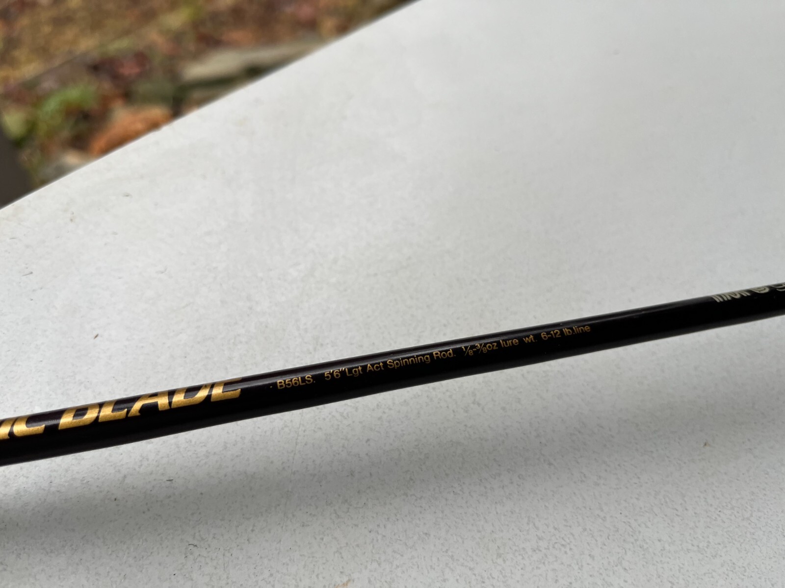 Vintage Bass Pro Shops IM5 Graphite ML56LS Light Action Spinning Rod